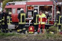 Feuer 2 Vollbrand Reihenhaus Roggendorf Berrischstr P099